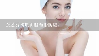 怎么分辨肌肉腿和脂肪腿？