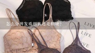 怎么分辨发质细软还是粗硬？