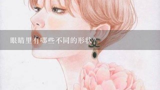 眼睛里有哪些不同的形状?